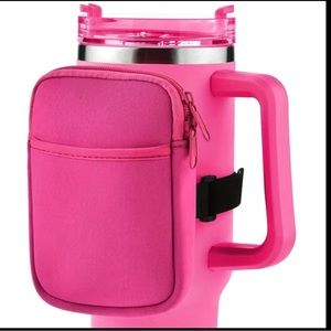 NWT Stanley Cup Water Bottle Pouch, Pink